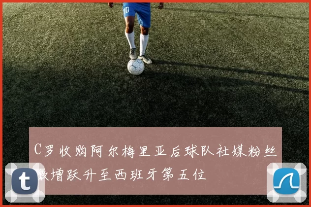 C罗收购阿尔梅里亚后球队社媒粉丝激增跃升至西班牙第五位
